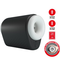 Pretty Love - Masturbateur Pour Homme Dj Girl Avec Vibration 5 Réglages Negro